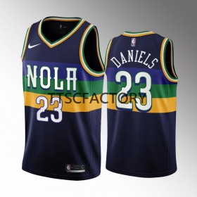Camiseta Hombre New Orleans Pelicans Dyson Daniels 23 Nike 2022-23 City Edition Navy Swingman